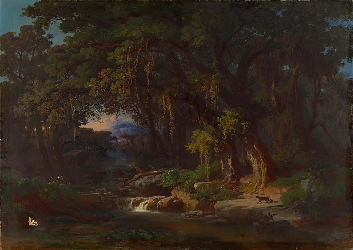 Forest Landscape In The Roman Mountains