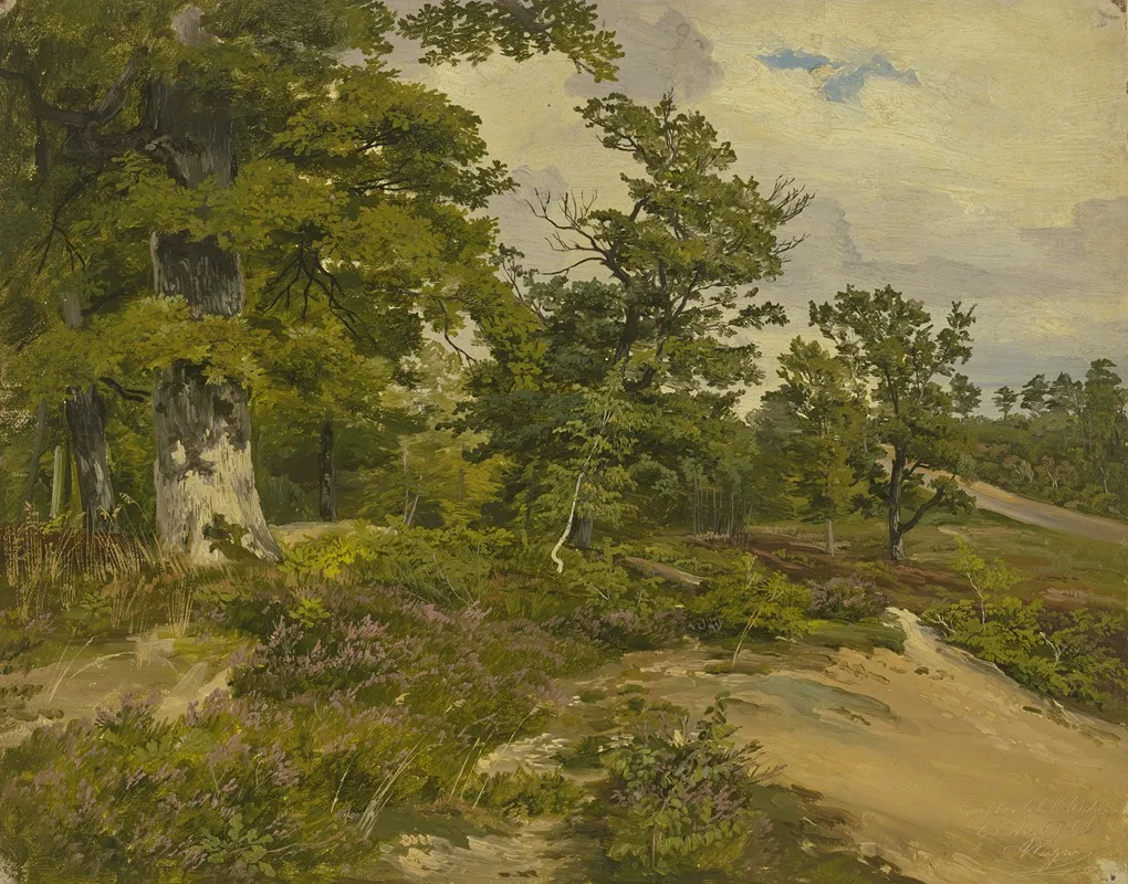 Forest Near Wetzlar Wall Art by Ludwig Christian Wagner - High-Resolution Digital Print