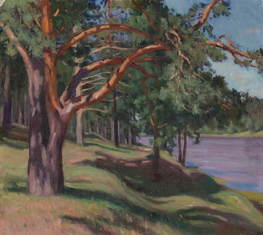 Forest On The Neman I Wall Art by Władysław Majewski - High-Resolution Digital Print