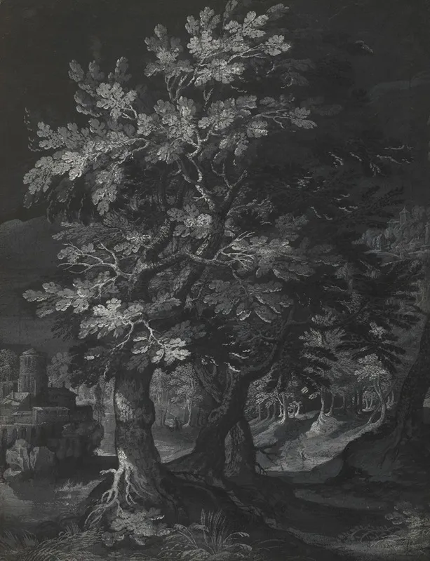 Forest Scene 6 Wall Art by Circle Of Gillis Van Coninxloo - High-Resolution Digital Print