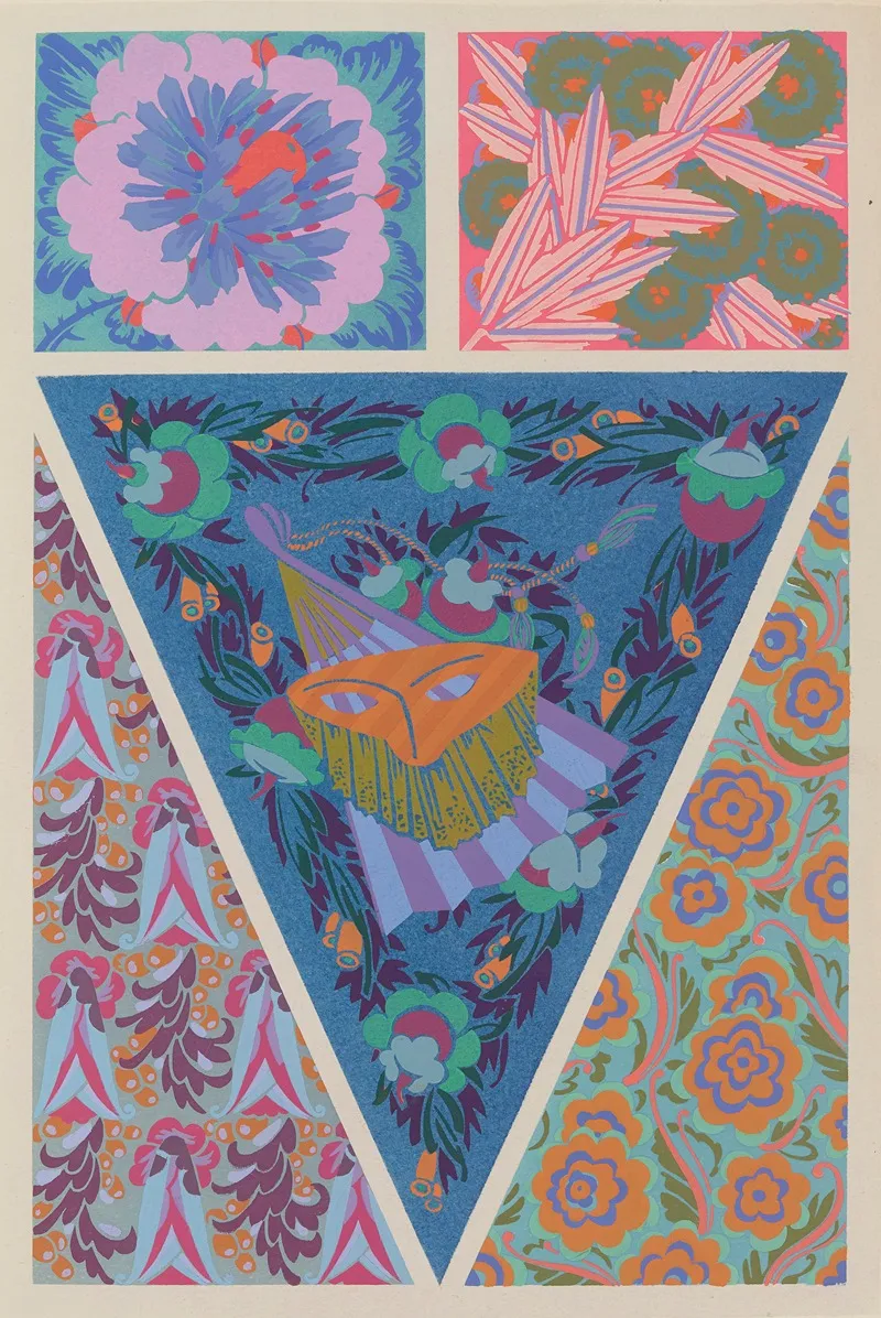 Formes Et Couleurs Pl 03 Wall Art by Auguste H. Thomas - High-Resolution Digital Print