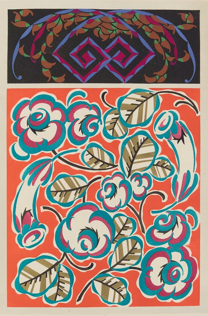 Formes Et Couleurs Pl 04 Wall Art by Auguste H. Thomas - High-Resolution Digital Print