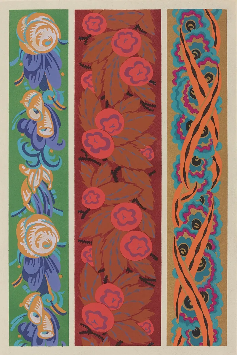 Formes Et Couleurs Pl 06 Wall Art by Auguste H. Thomas - High-Resolution Digital Print