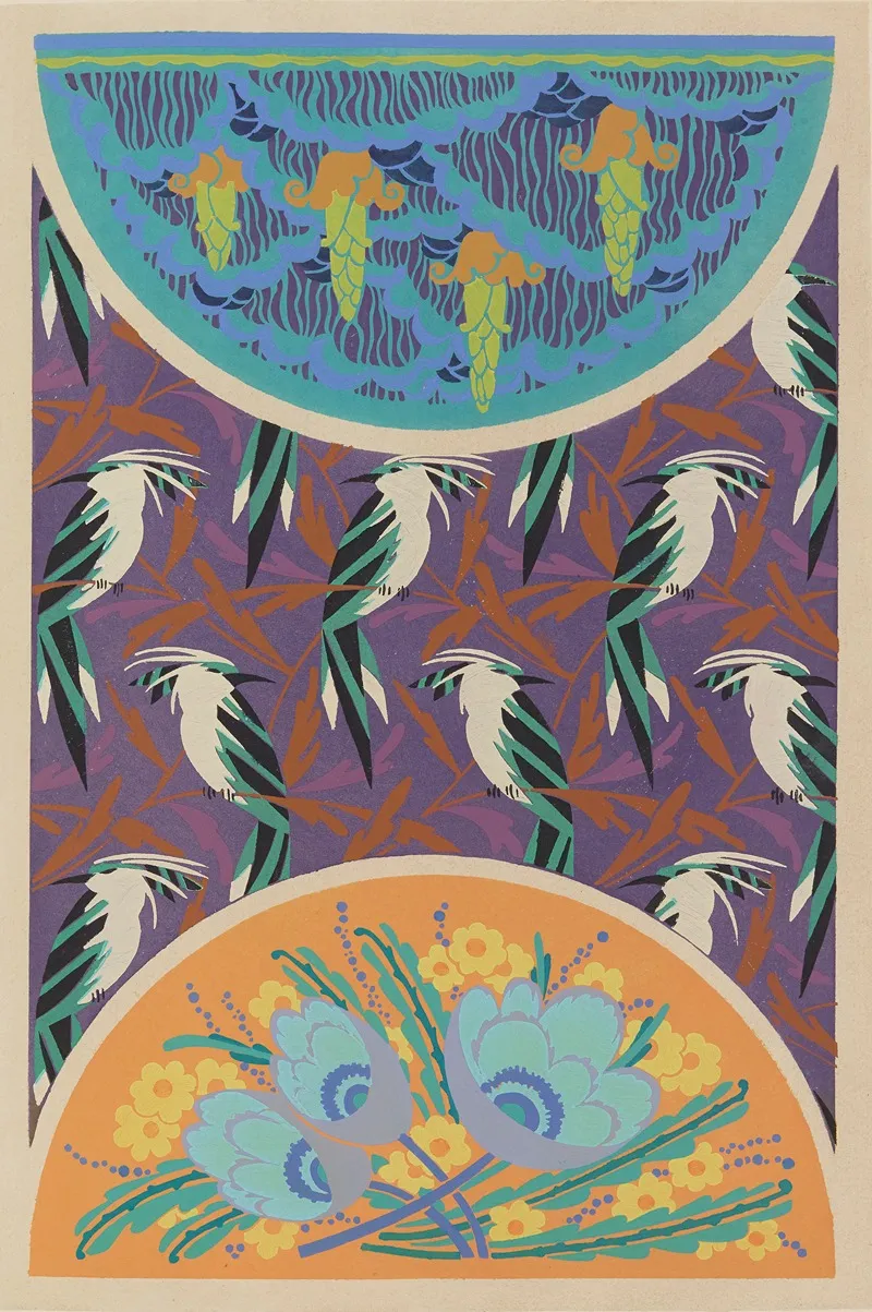 Formes Et Couleurs Pl 07 Wall Art by Auguste H. Thomas - High-Resolution Digital Print