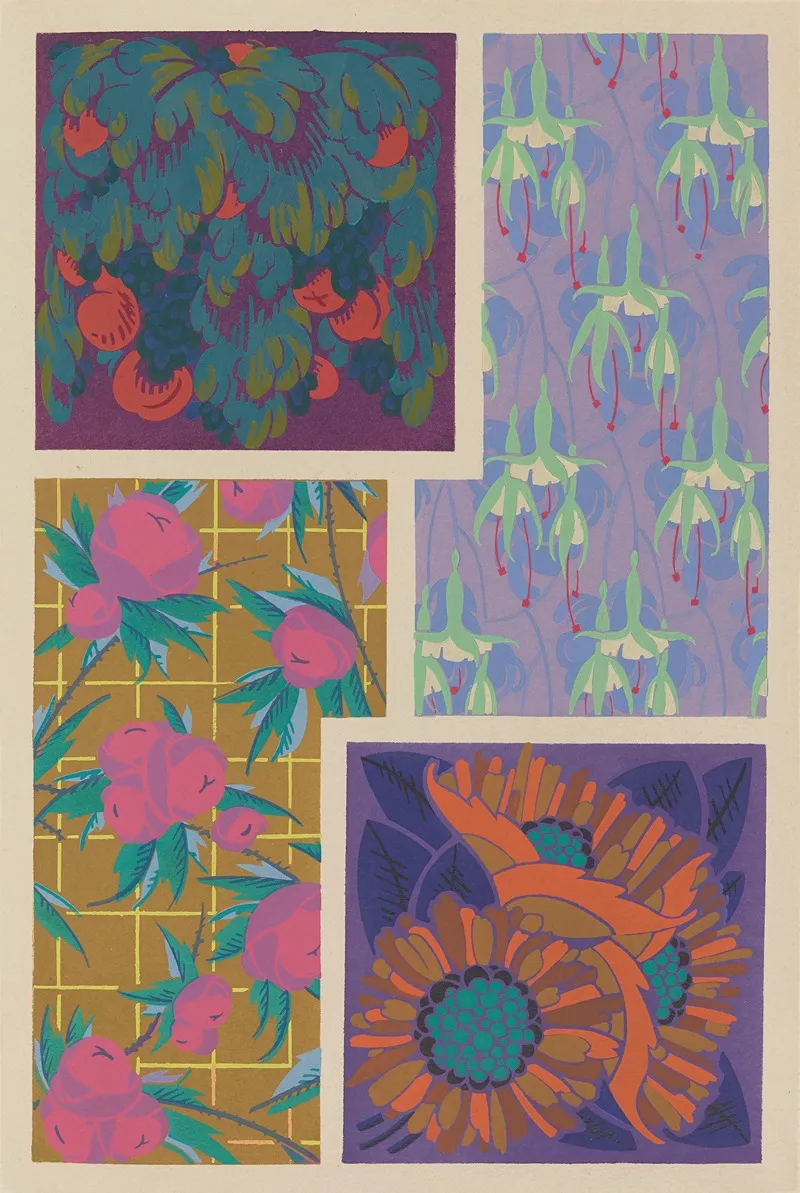 Formes Et Couleurs Pl 11 2 Wall Art by Auguste H. Thomas - High-Resolution Digital Print