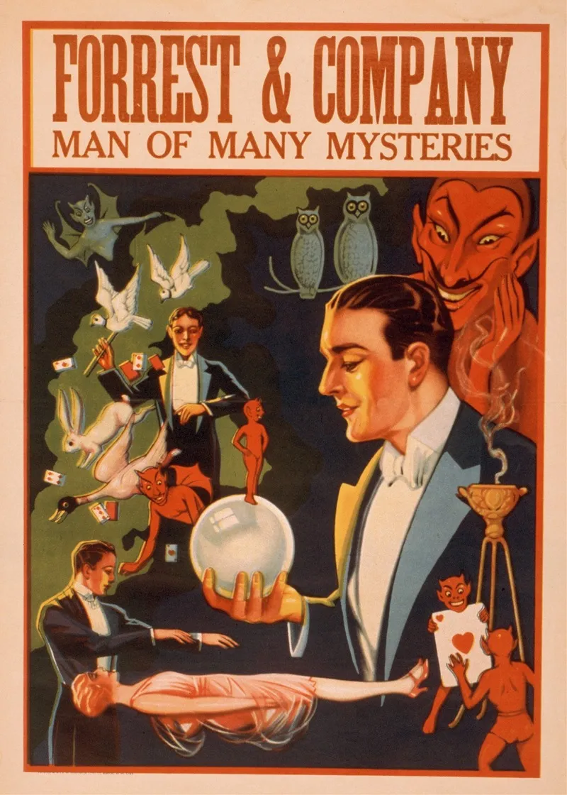 Forrest And Company Man Of Many Mysteries Wall Art by Donaldson Lith. Co - High-Resolution Digital Print