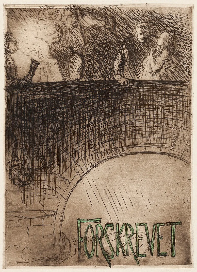 Forskrevet Wall Art by Magnus Enckell - High-Resolution Digital Print