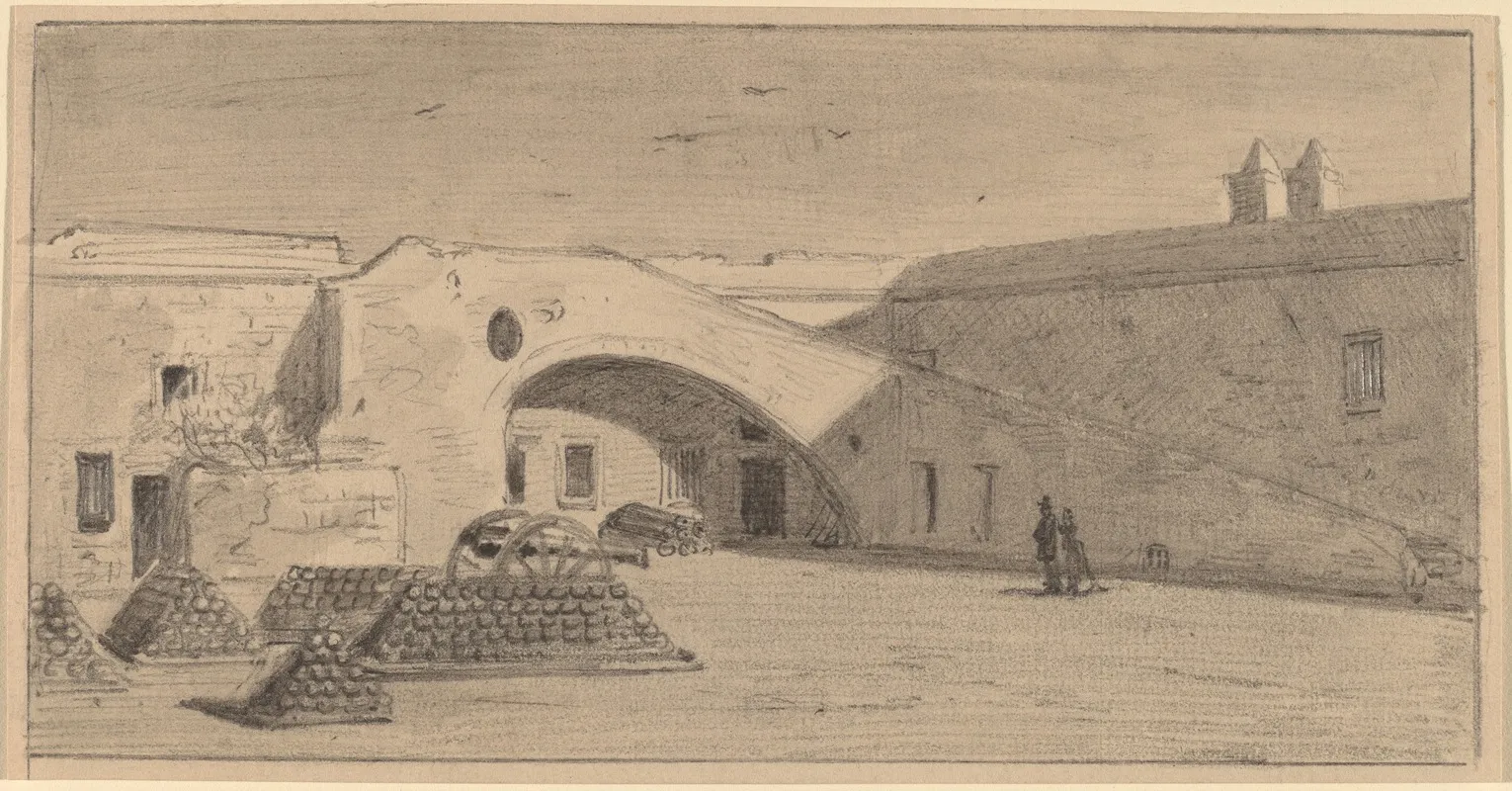 Fort Marion Florida Wall Art by James Wells Champney - High-Resolution Digital Print