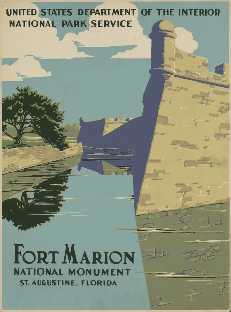 Fort Marion National Monument St Augustine Florida 2 Wall Art by Chester Don Powell - High-Resolution Digital Print
