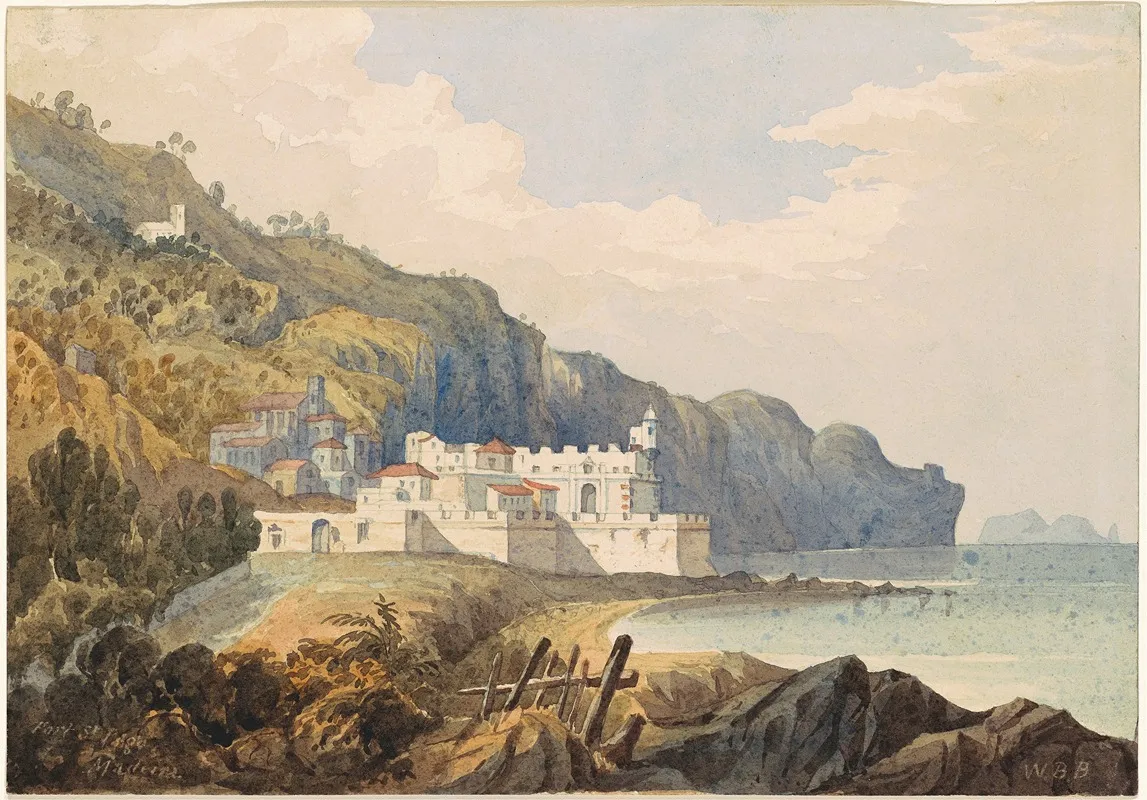Fort St Lago Madeira Wall Art by William Brenton Boggs - High-Resolution Digital Print