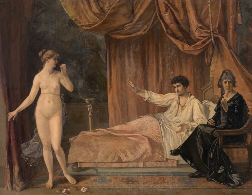 Fortune And Misfortune Wall Art by Eugène Smits - High-Resolution Digital Print