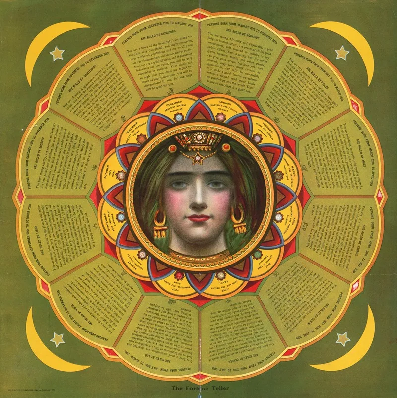 Fortune Teller Wall Art by Westwood, Fiel and Colmann - High-Resolution Digital Print