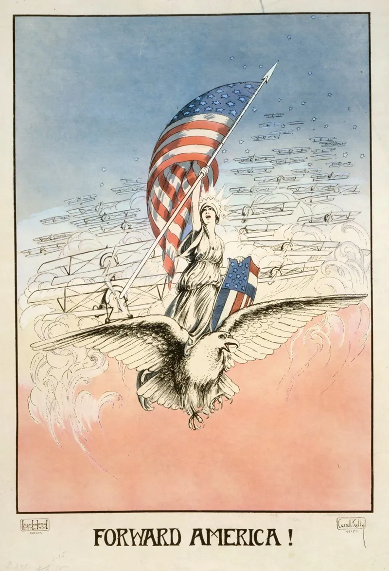 Forward America 2 Wall Art by Carroll Kelly - High-Resolution Digital Print
