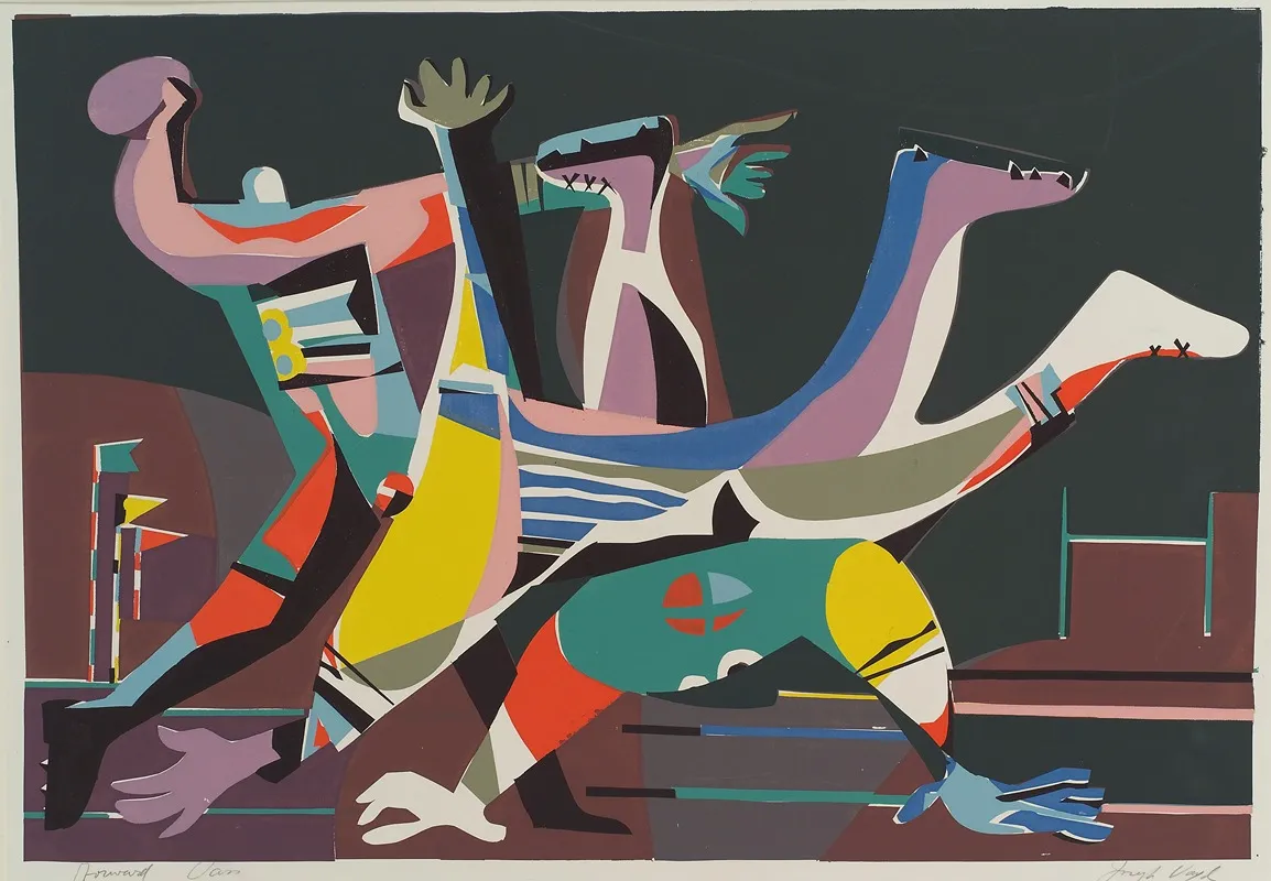 Forward Pass Wall Art by Joseph Vogel - High-Resolution Digital Print