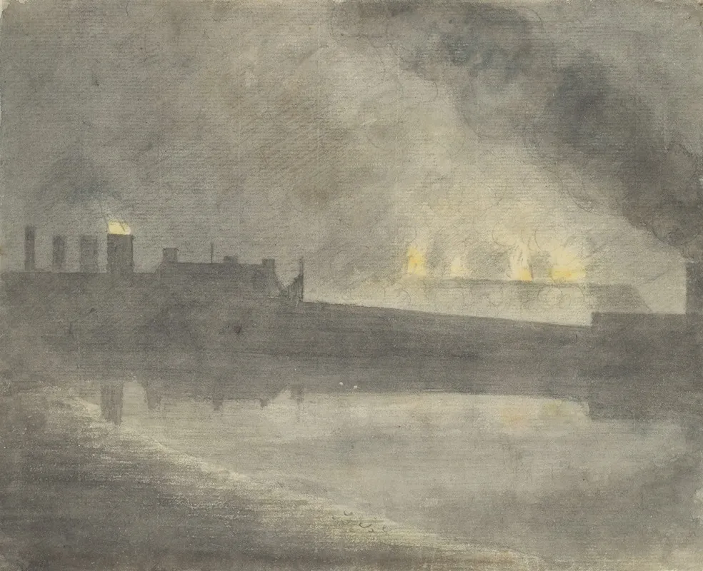 Foundry At Canon Herefordshire Wall Art by John Baptist Malchair - High-Resolution Digital Print