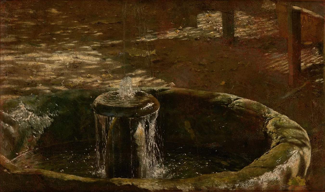 Fountain 2 Wall Art by Aleksander Gierymski - High-Resolution Digital Print