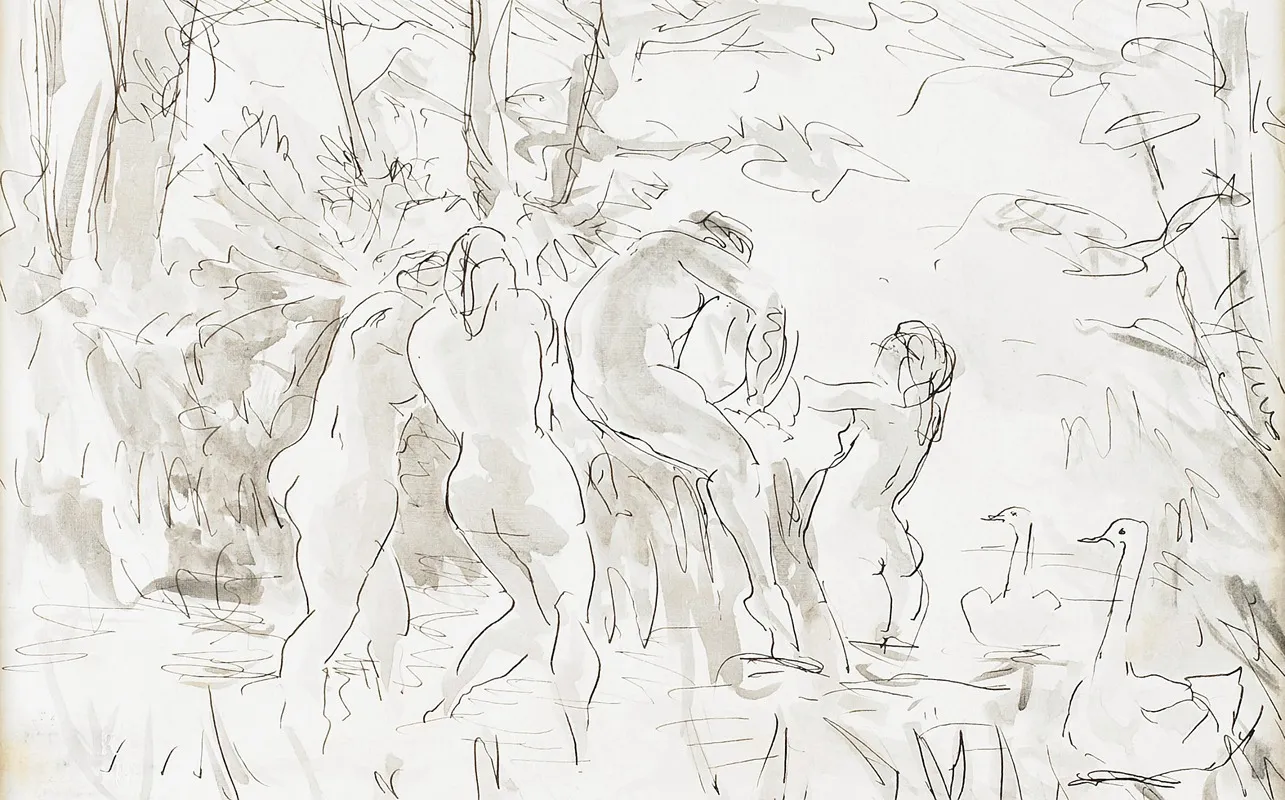 Four Female Bathers