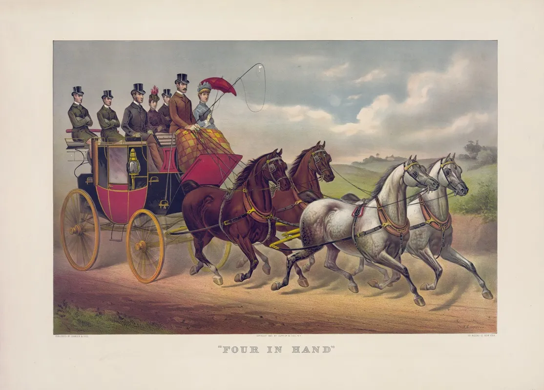 Four In Hand 3 Wall Art by John Cameron - High-Resolution Digital Print
