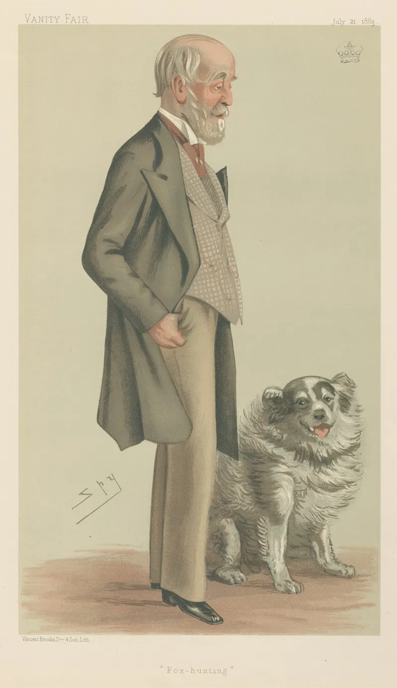 Fox Hunters Foxhunting Lord Gardner 21 July 1883