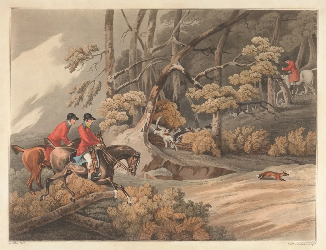 Fox Hunting Breaking Cover 2