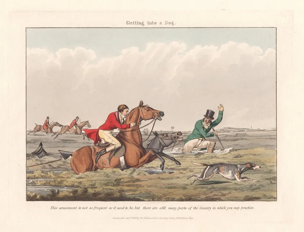 Fox Hunting Some Do And Some Dont It Is All A Notion Getting Into A Bog