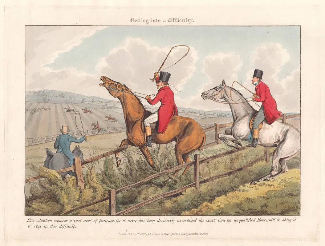 Fox Hunting Some Do And Some Dont It Is All A Notion Getting Into A Difficulty