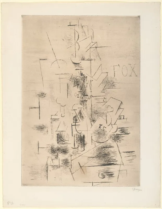 Fox Wall Art by Georges Braque - High-Resolution Digital Print