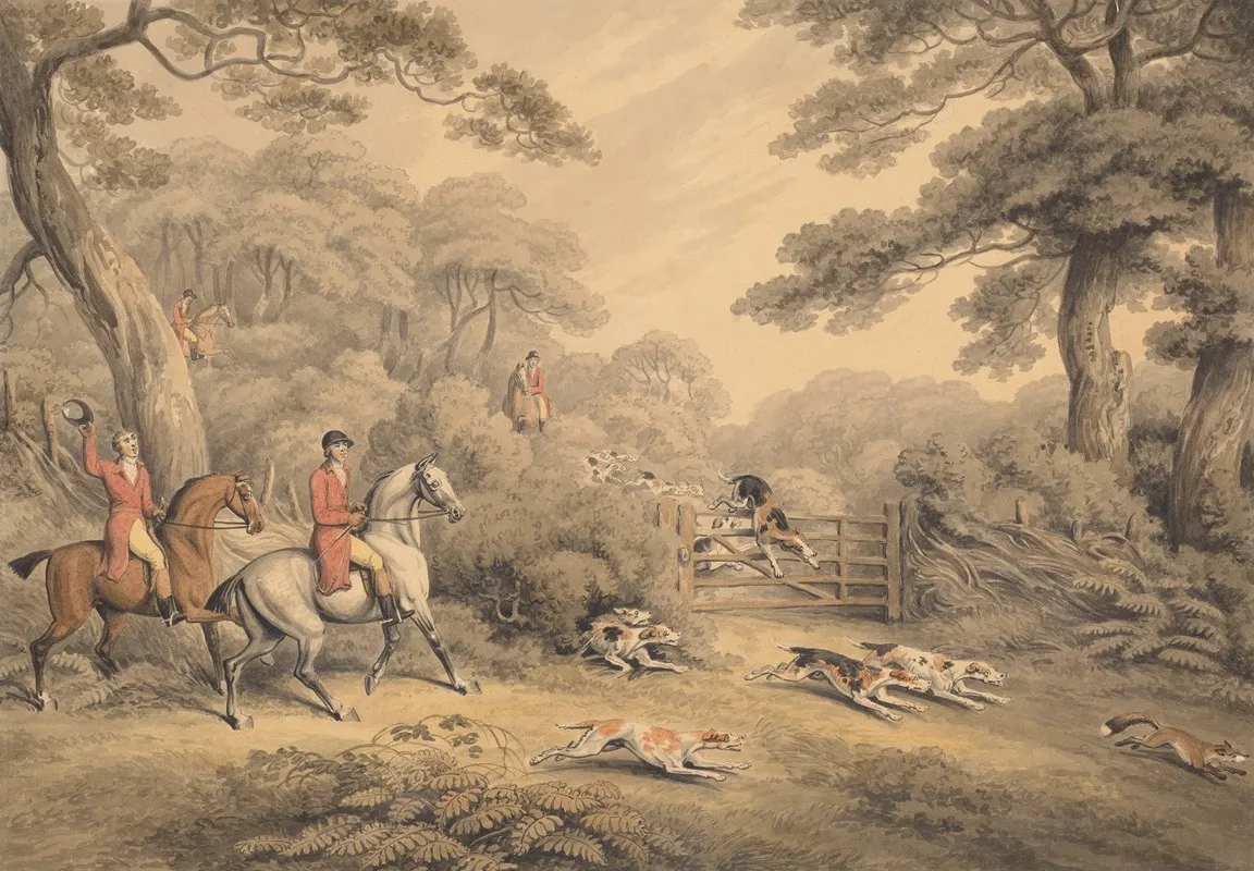 Foxhunting Breaking Cover 2