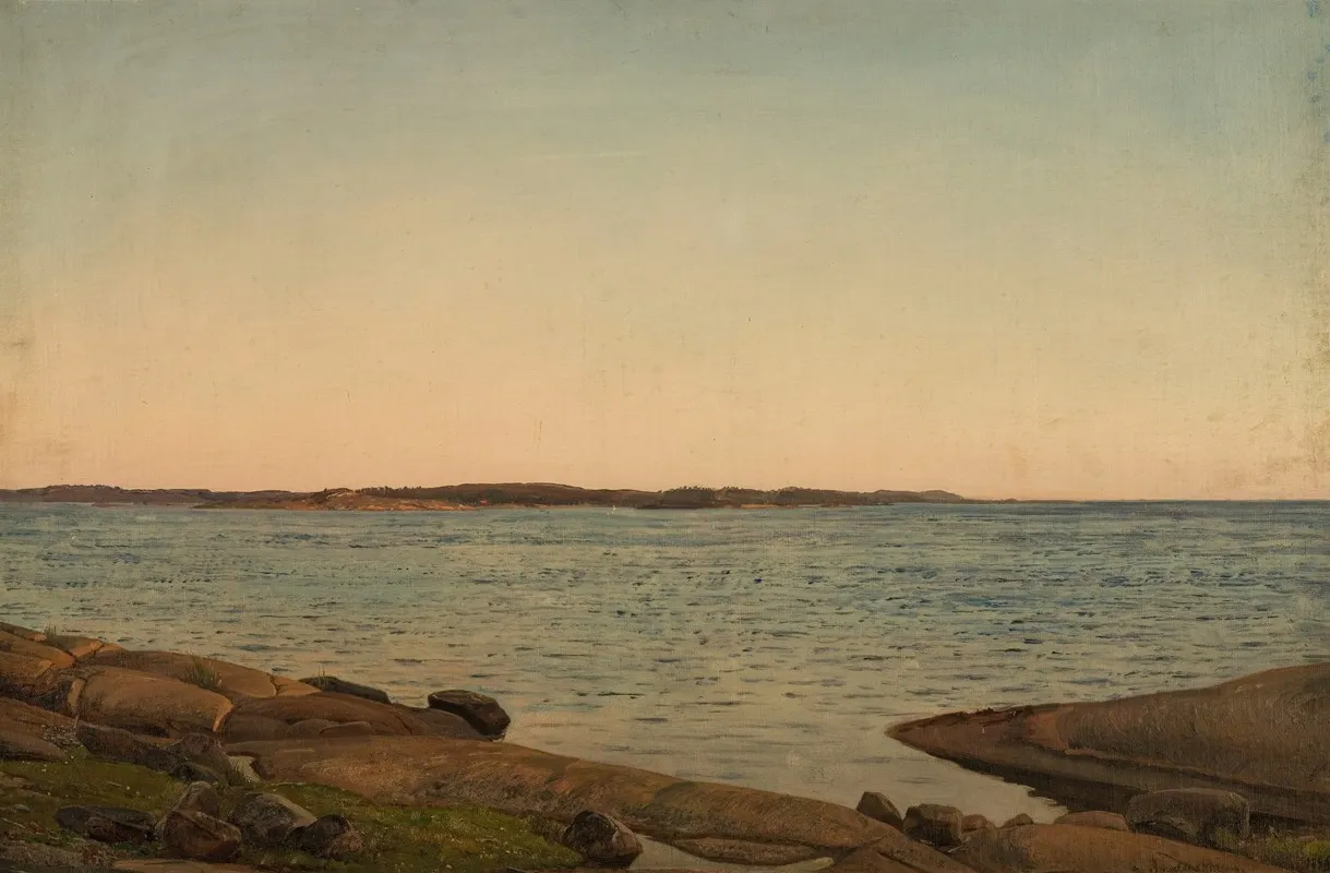 Fra Beiningen Skudesnes Wall Art by Amaldus Nielsen - High-Resolution Digital Print
