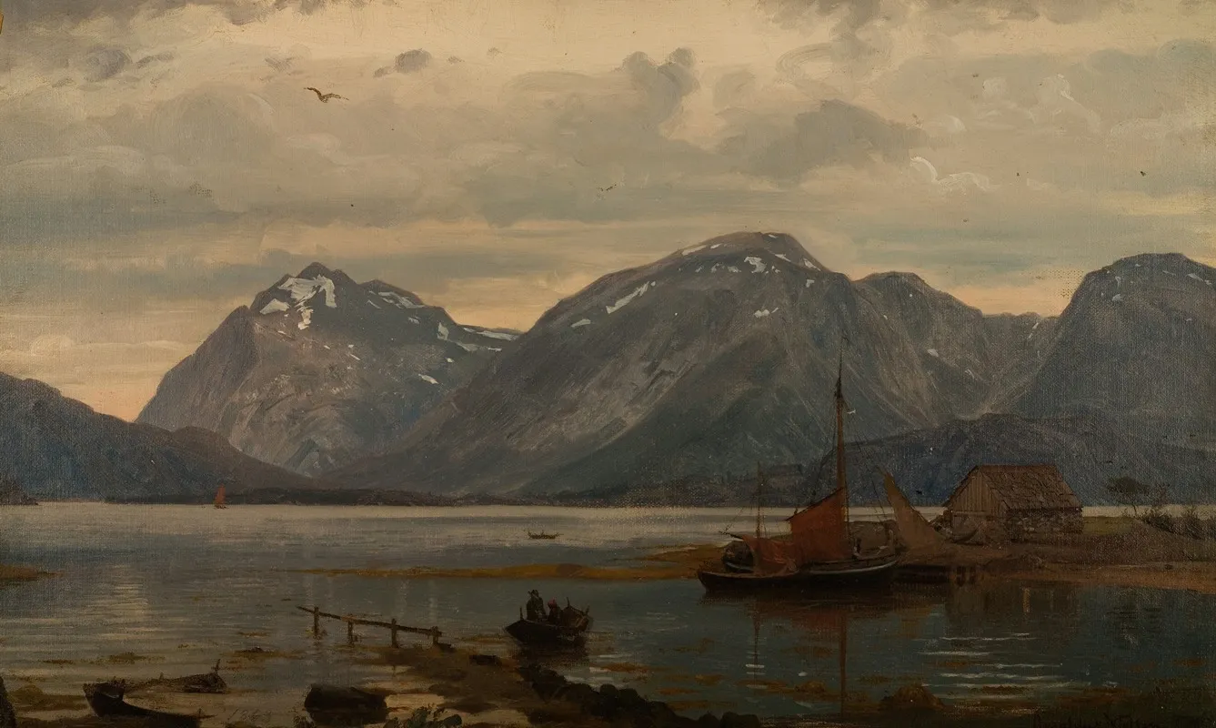 Fra Englafjellene Hardanger Wall Art by Amaldus Nielsen - High-Resolution Digital Print