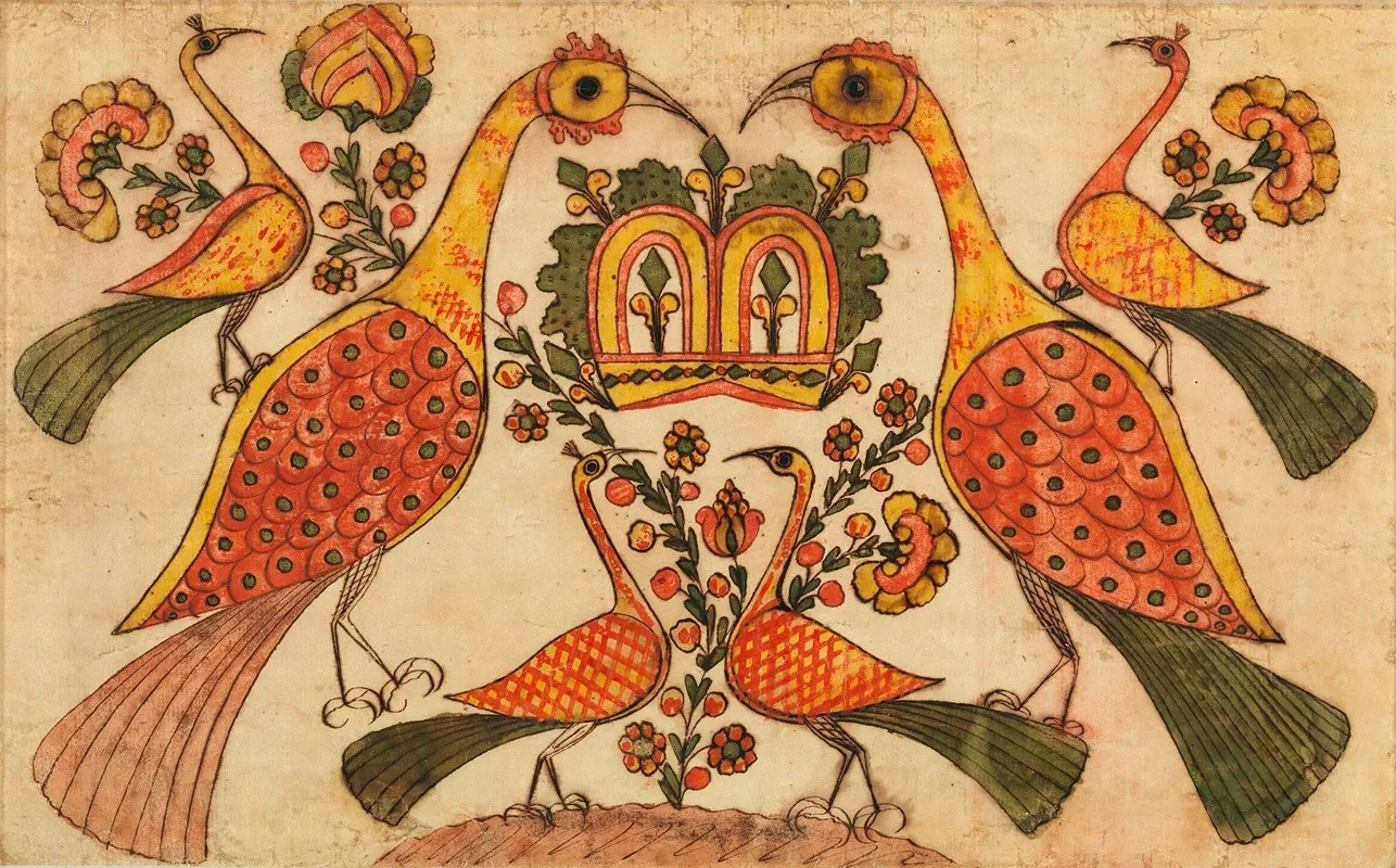 Fraktur Motifs Wall Art by Johann Heinrich Otto - High-Resolution Digital Print