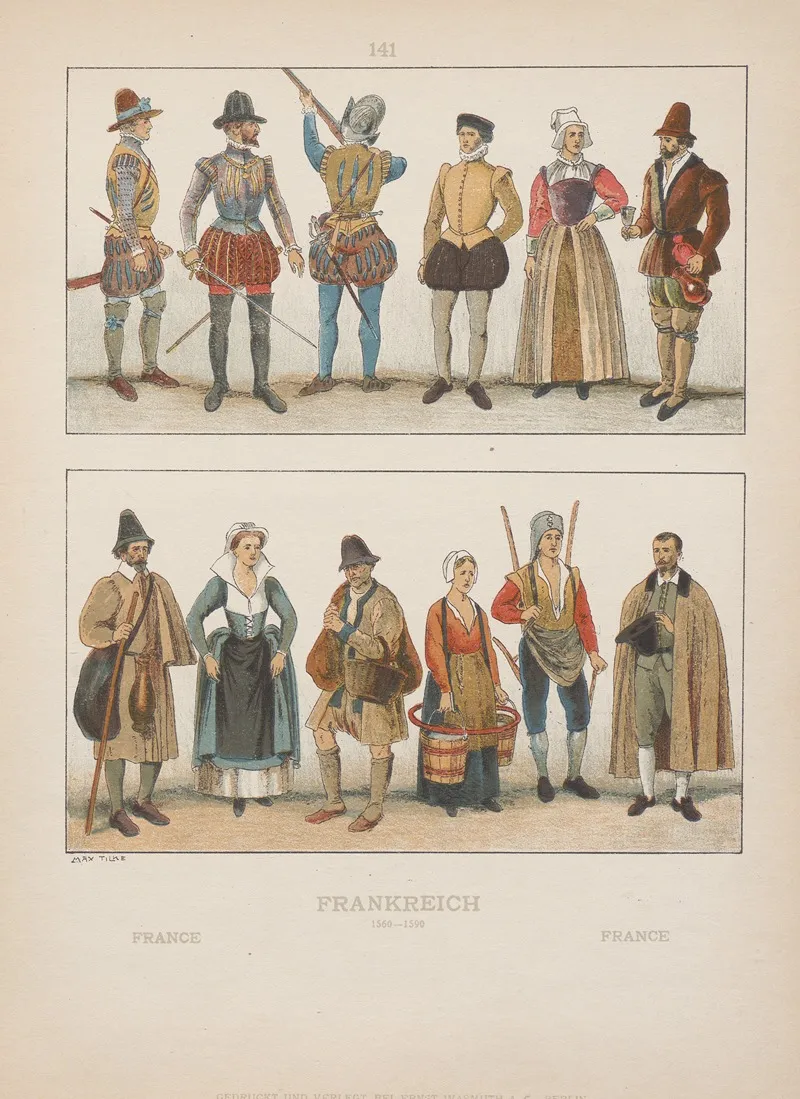 France 10 Wall Art by Adolf Rosenberg - High-Resolution Digital Print