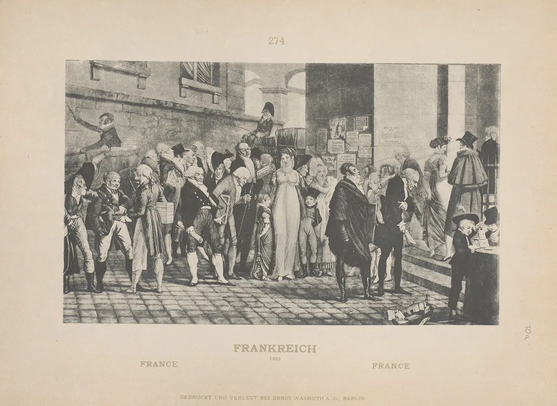 France 41 Wall Art by Adolf Rosenberg - High-Resolution Digital Print