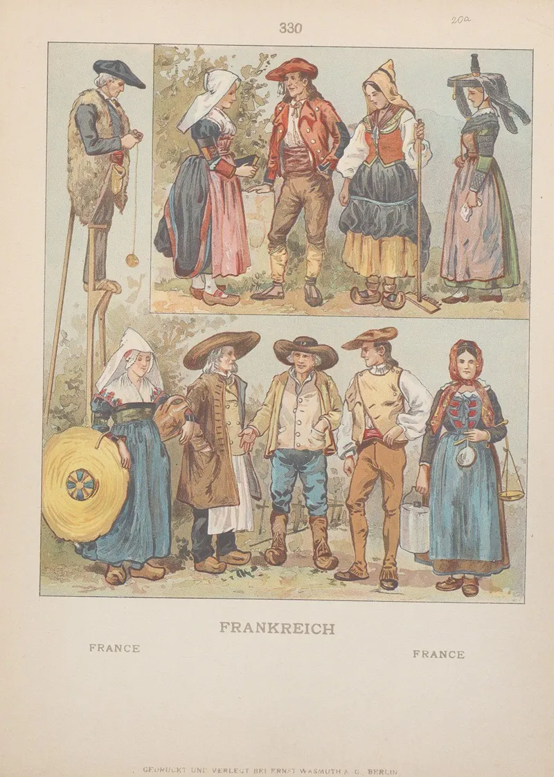 France 48 Wall Art by Adolf Rosenberg - High-Resolution Digital Print