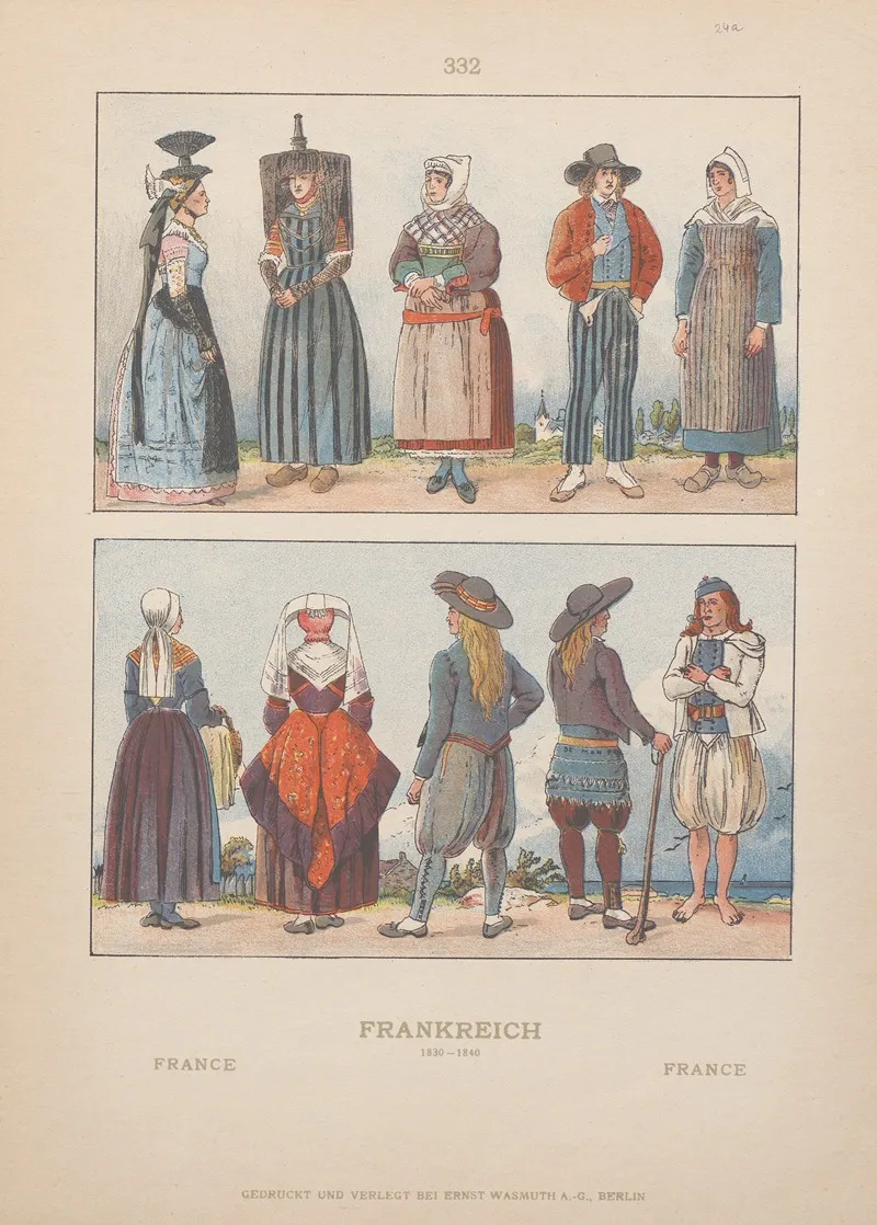 France 50 Wall Art by Adolf Rosenberg - High-Resolution Digital Print