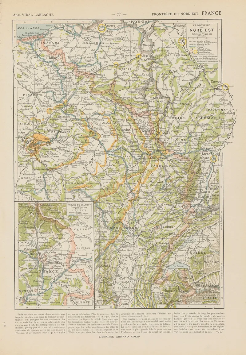 France Frontiere Du Nord Est