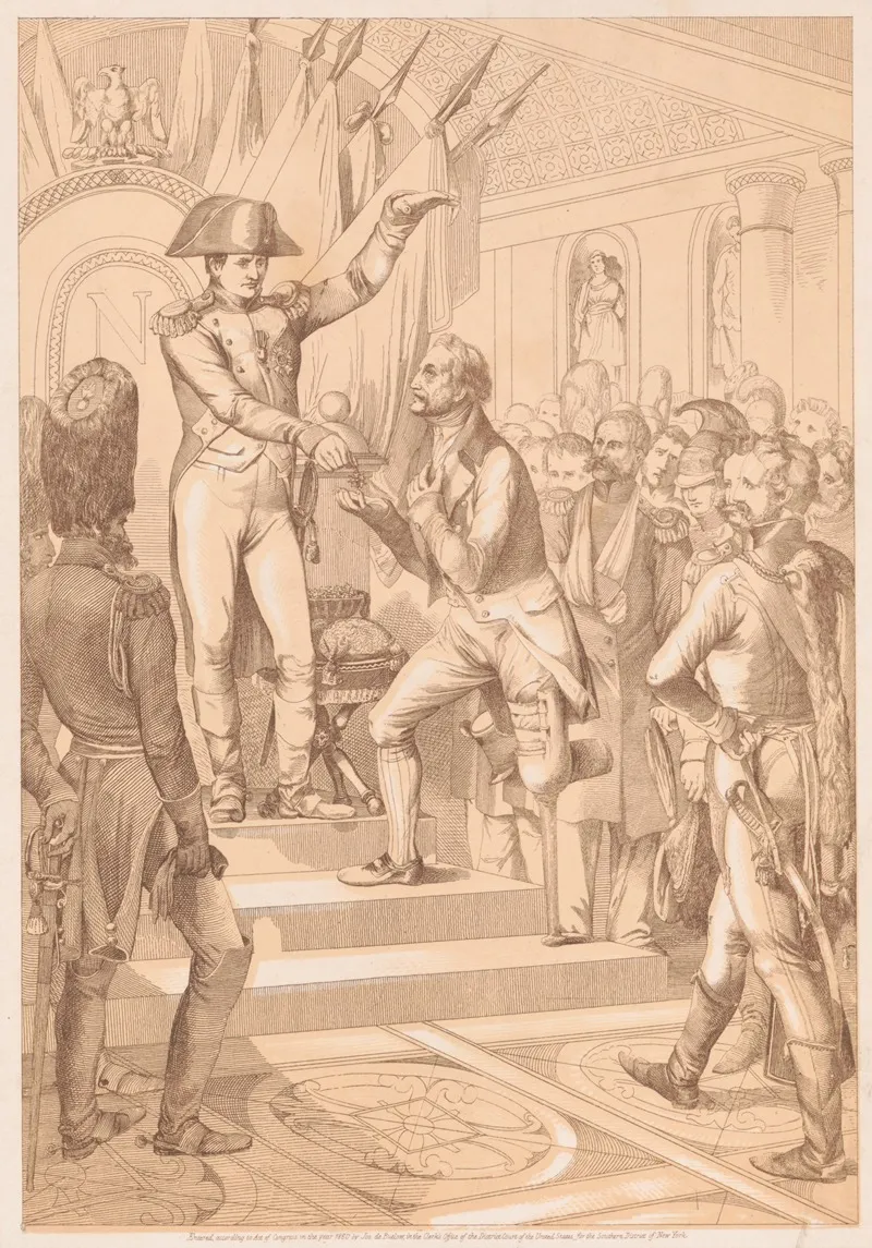 France Institution Of The Legion Of Honor 1802 Die Stiftung Der Ehrenlegion Wall Art by Francis Rixinger - High-Resolution Digital Print