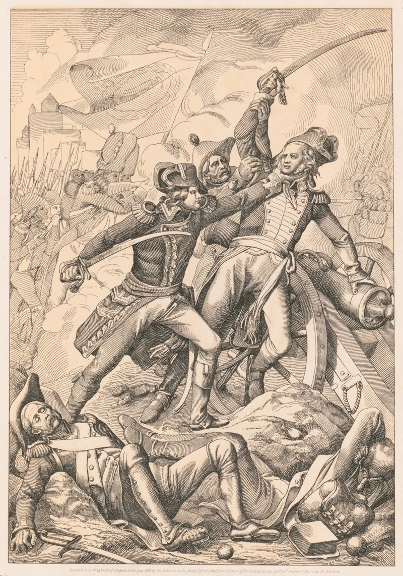 France The Siege Of Toulon 1793 Die Belagerung Von Toulon Wall Art by Francis Rixinger - High-Resolution Digital Print