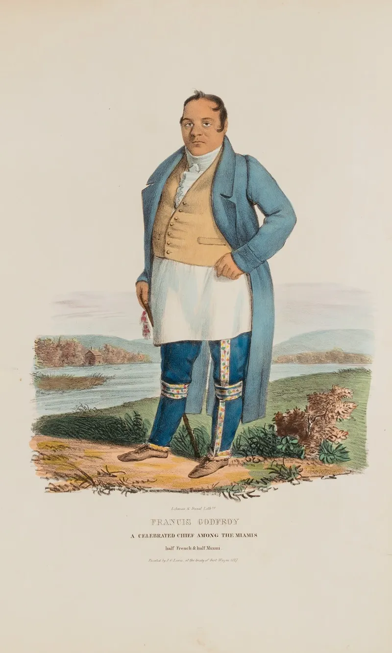 Francis Godfroy A Celebrated Chief Among The Miamis