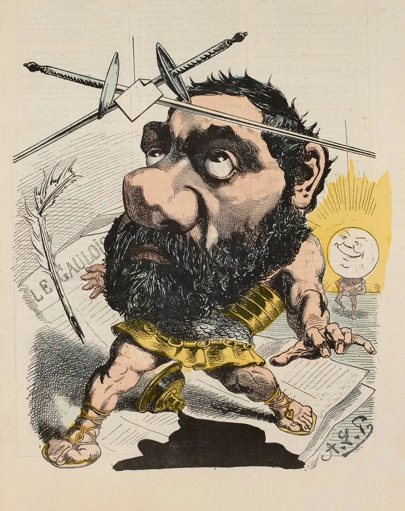 Francisque Sarcey Singulier Effet De La Chaleur Wall Art by Zut (Alfred Le Petit) - High-Resolution Digital Print
