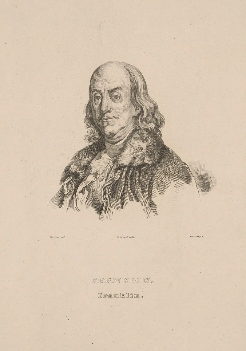 Franklin Wall Art by Louis-Jean-Desire Delaistre - High-Resolution Digital Print