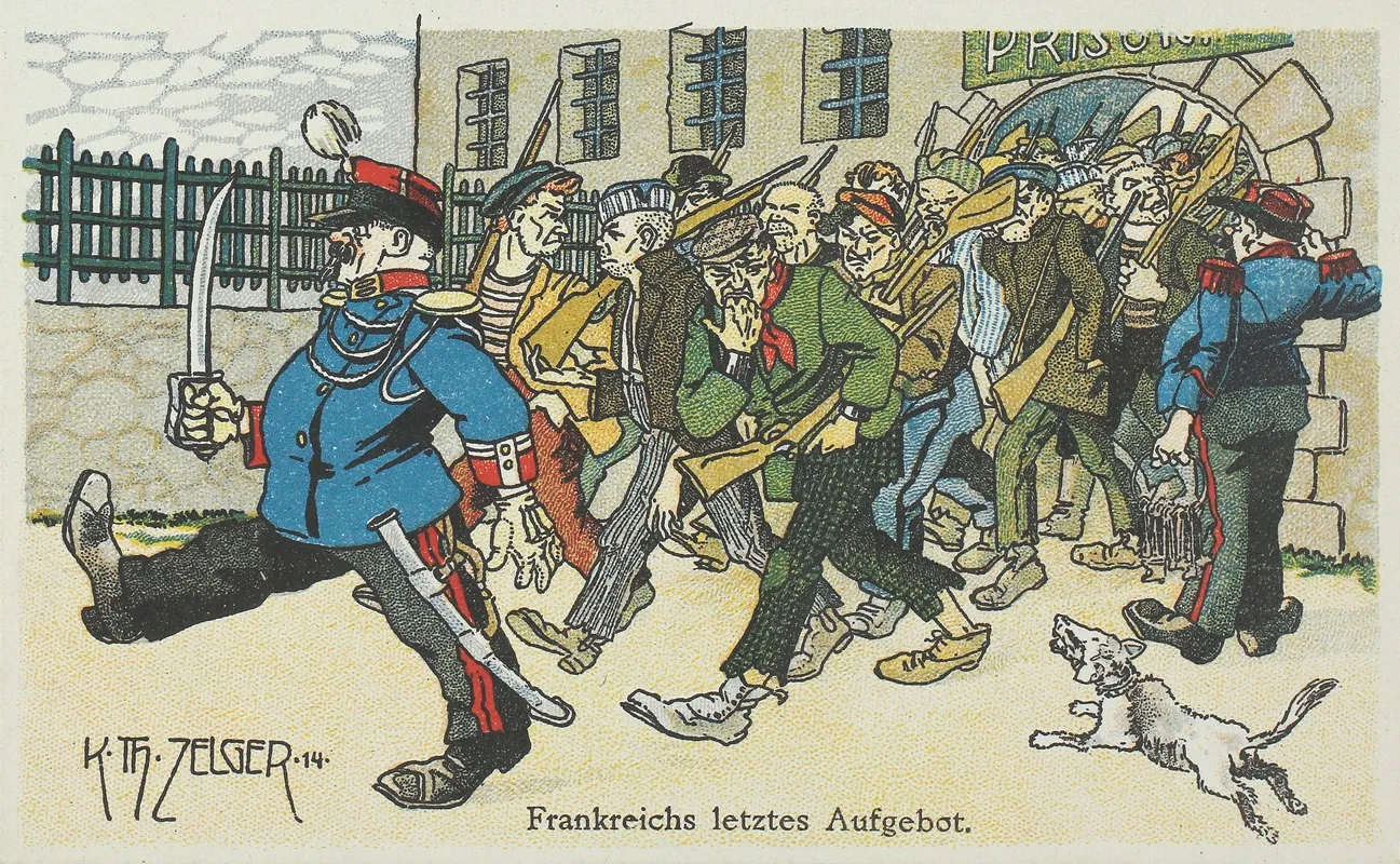 Frankreichs Letztes Aufgebot Wall Art by Karl Theodor Zelger - High-Resolution Digital Print