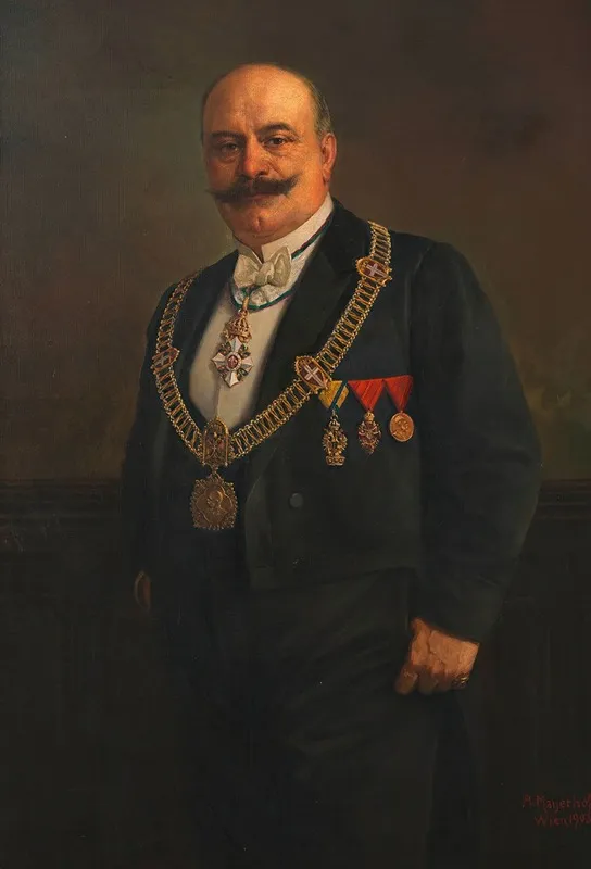Franz Rienossl Bezirksvorsteher Wall Art by Adolf Mayerhofer - High-Resolution Digital Print