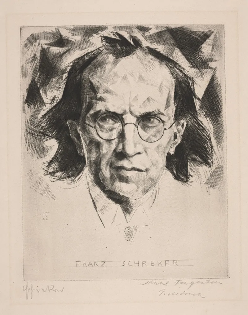 Franz Schreker Wall Art by Michel Fingesten - High-Resolution Digital Print