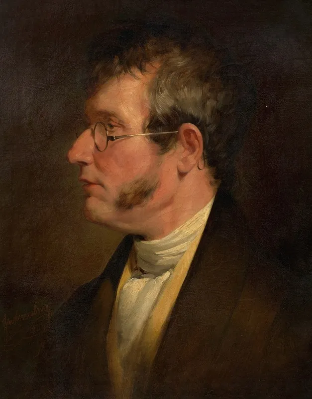 Franz Xaver Amerling Vater Des Kunstlers Wall Art by Friedrich von Amerling - High-Resolution Digital Print