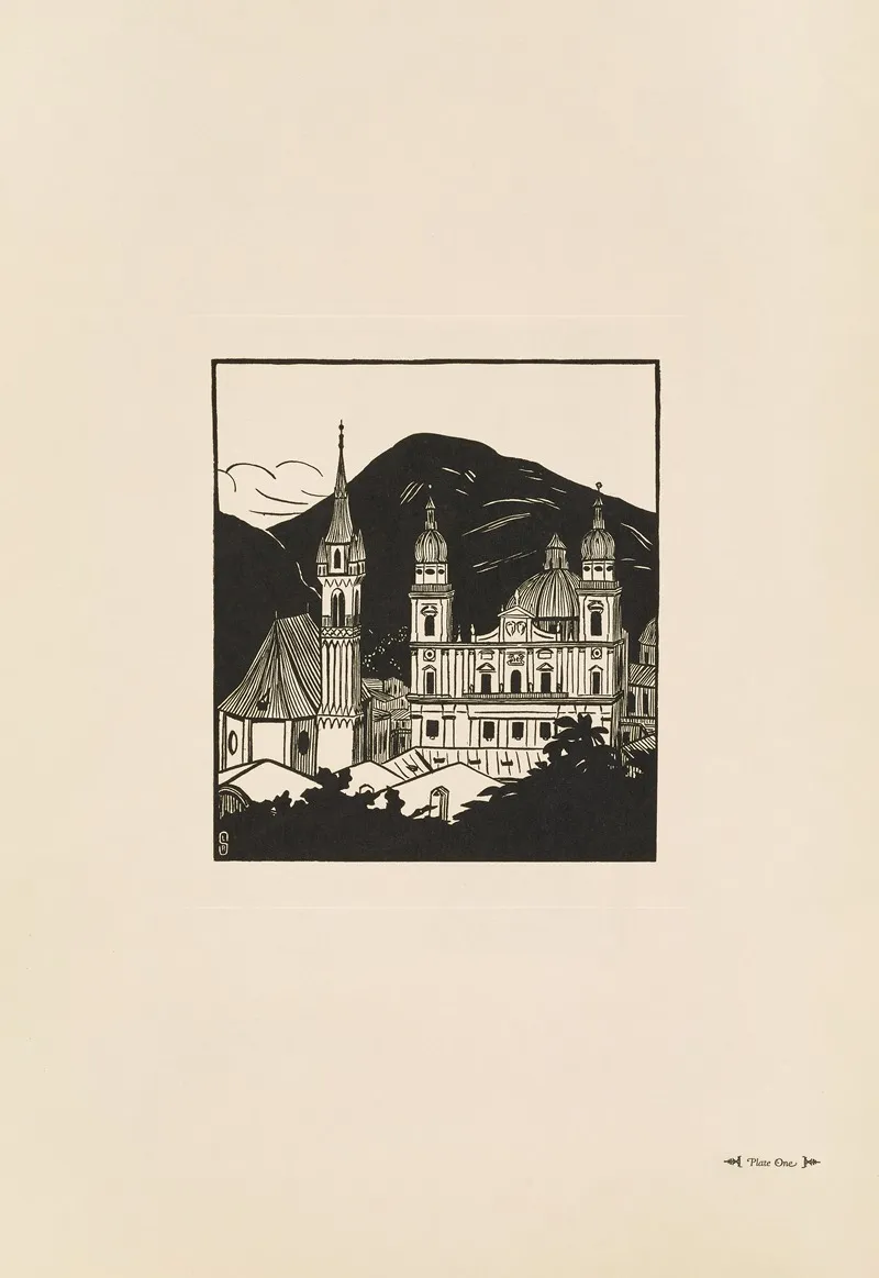 Franziskanerkirche And Dom From The Monchsberg