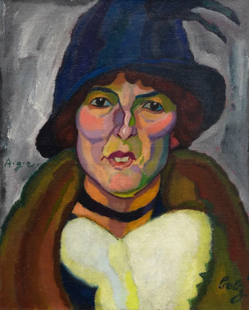 Frau Mit Hut