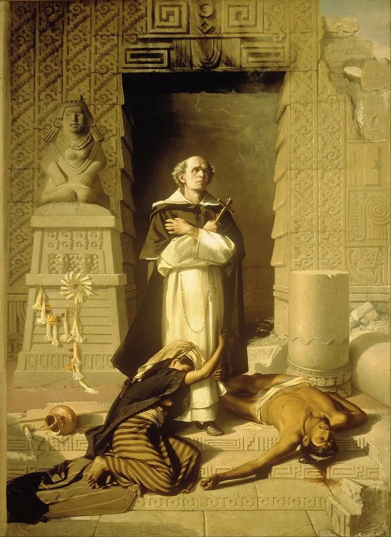 Fray Bartolome De Las Casas Wall Art by Félix Parra - High-Resolution Digital Print