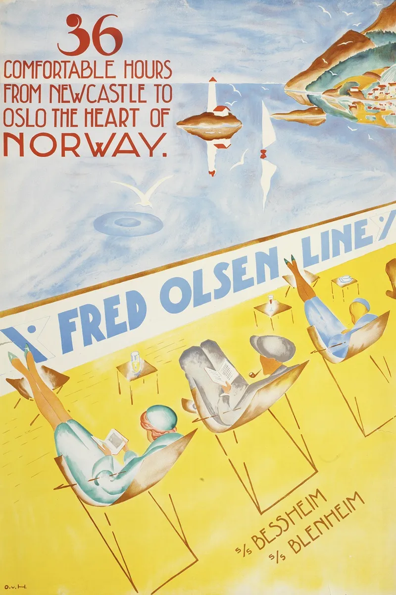 Fred Olsen Line Wall Art by Otto von Hanno - High-Resolution Digital Print