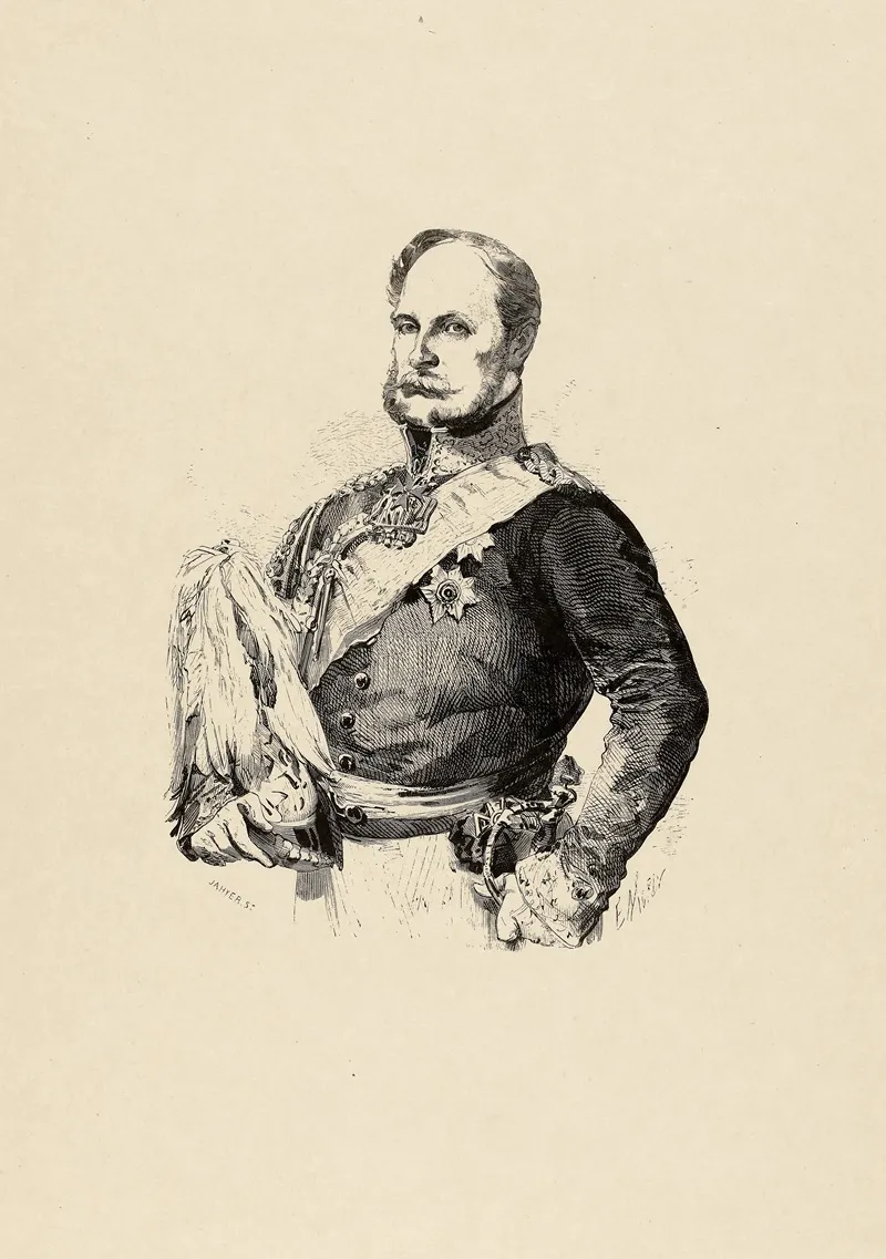Frederic Guillaume Louis De Prusse Wall Art by Edmond Morin - High-Resolution Digital Print